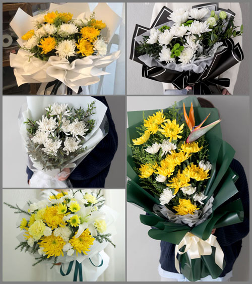湖北宜昌市点军区联棚乡白事花束代送